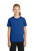 Port & Company PC43Y Youth Easy Short Sleeve Crewneck T-Shirt True Royal Blue Model Front