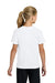 Port & Company PC43Y Youth Easy Short Sleeve Crewneck T-Shirt White Model Back