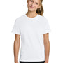 Port & Company Youth Easy Short Sleeve Crewneck T-Shirt - White - COMING SOON