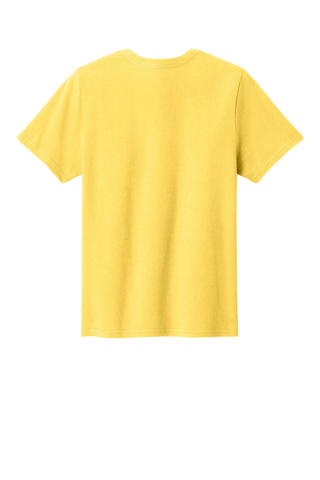 Port & Company PC43Y Youth Easy Short Sleeve Crewneck T-Shirt Yellow Flat Back