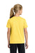 Port & Company PC43Y Youth Easy Short Sleeve Crewneck T-Shirt Yellow Model Back