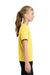 Port & Company PC43Y Youth Easy Short Sleeve Crewneck T-Shirt Yellow Model Side