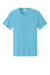 Port & Company PC43 Mens Short Sleeve Crewneck T-Shirt Aquatic Blue Flat Front