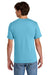 Port & Company PC43 Mens Short Sleeve Crewneck T-Shirt Aquatic Blue Model Back