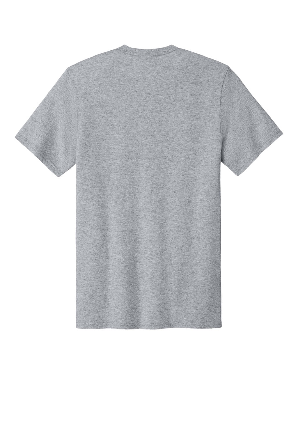 Port & Company PC43 Mens Short Sleeve Crewneck T-Shirt Heather Grey Flat Back