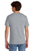 Port & Company PC43 Mens Short Sleeve Crewneck T-Shirt Heather Grey Model Back