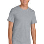 Port & Company Mens Short Sleeve Crewneck T-Shirt - Heather Grey