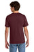 Port & Company PC43 Mens Short Sleeve Crewneck T-Shirt Athletic Maroon Model Back