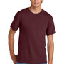 Port & Company Mens Short Sleeve Crewneck T-Shirt - Athletic Maroon