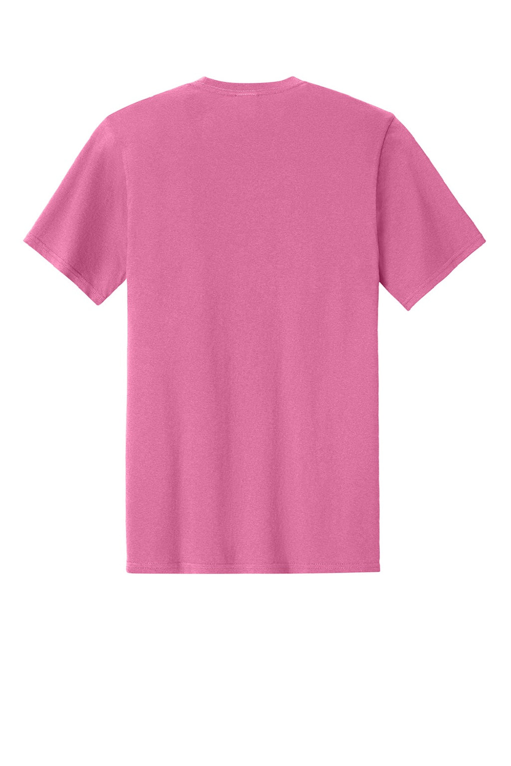 Port & Company PC43 Mens Short Sleeve Crewneck T-Shirt Awareness Pink Flat Back