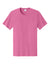 Port & Company PC43 Mens Short Sleeve Crewneck T-Shirt Awareness Pink Flat Front