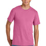 Port & Company Mens Short Sleeve Crewneck T-Shirt - Awareness Pink