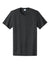 Port & Company PC43 Mens Short Sleeve Crewneck T-Shirt Heather Black Flat Front
