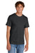 Port & Company PC43 Mens Short Sleeve Crewneck T-Shirt Heather Black Model Front