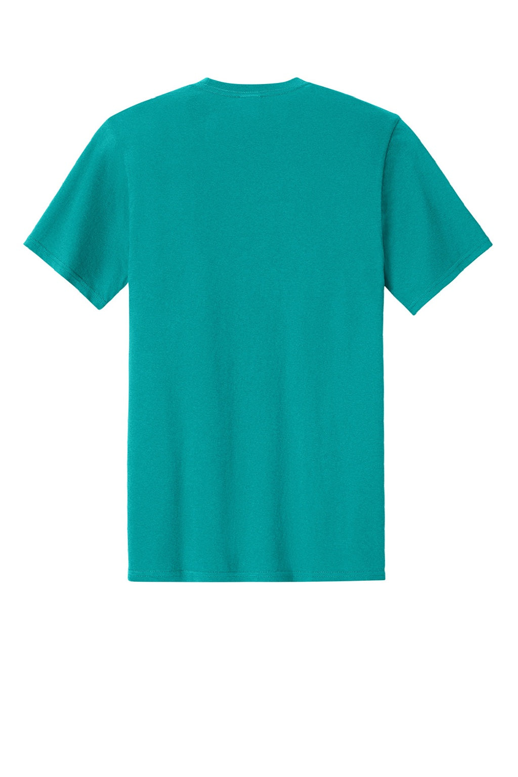 Port & Company PC43 Mens Short Sleeve Crewneck T-Shirt Bright Aqua Green Flat Back