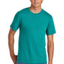 Port & Company Mens Short Sleeve Crewneck T-Shirt - Bright Aqua Green