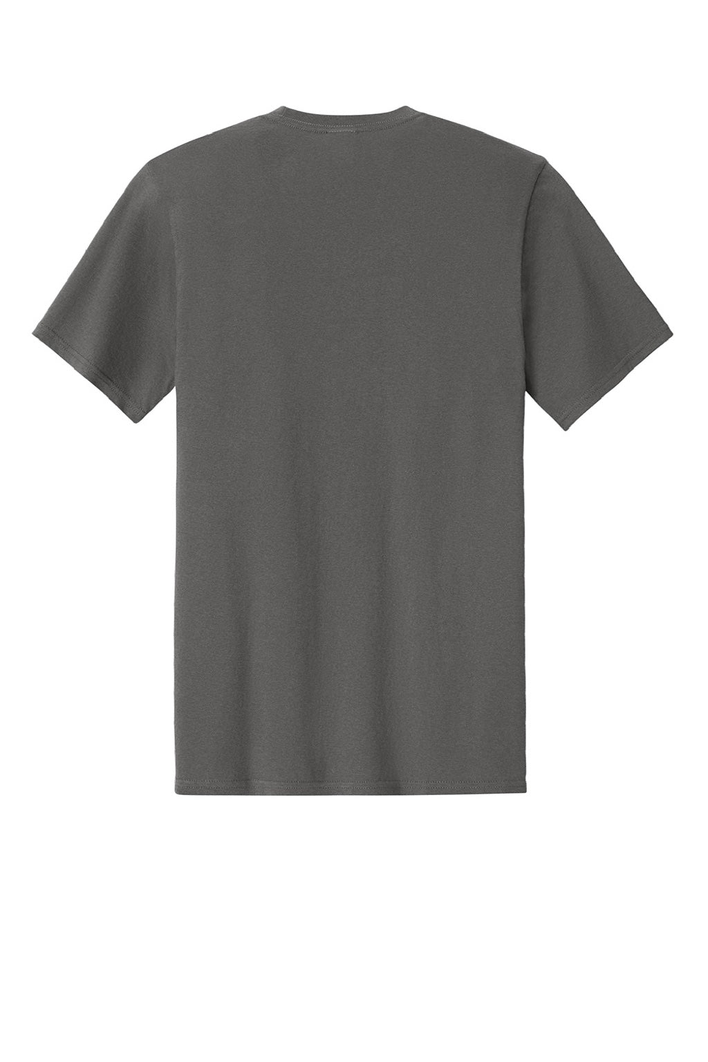 Port & Company PC43 Mens Short Sleeve Crewneck T-Shirt Charcoal Grey Flat Back