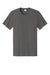 Port & Company PC43 Mens Short Sleeve Crewneck T-Shirt Charcoal Grey Flat Front