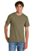 Port & Company PC43 Mens Short Sleeve Crewneck T-Shirt Coyote Brown Model Front