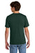 Port & Company PC43 Mens Short Sleeve Crewneck T-Shirt Dark Green Model Back