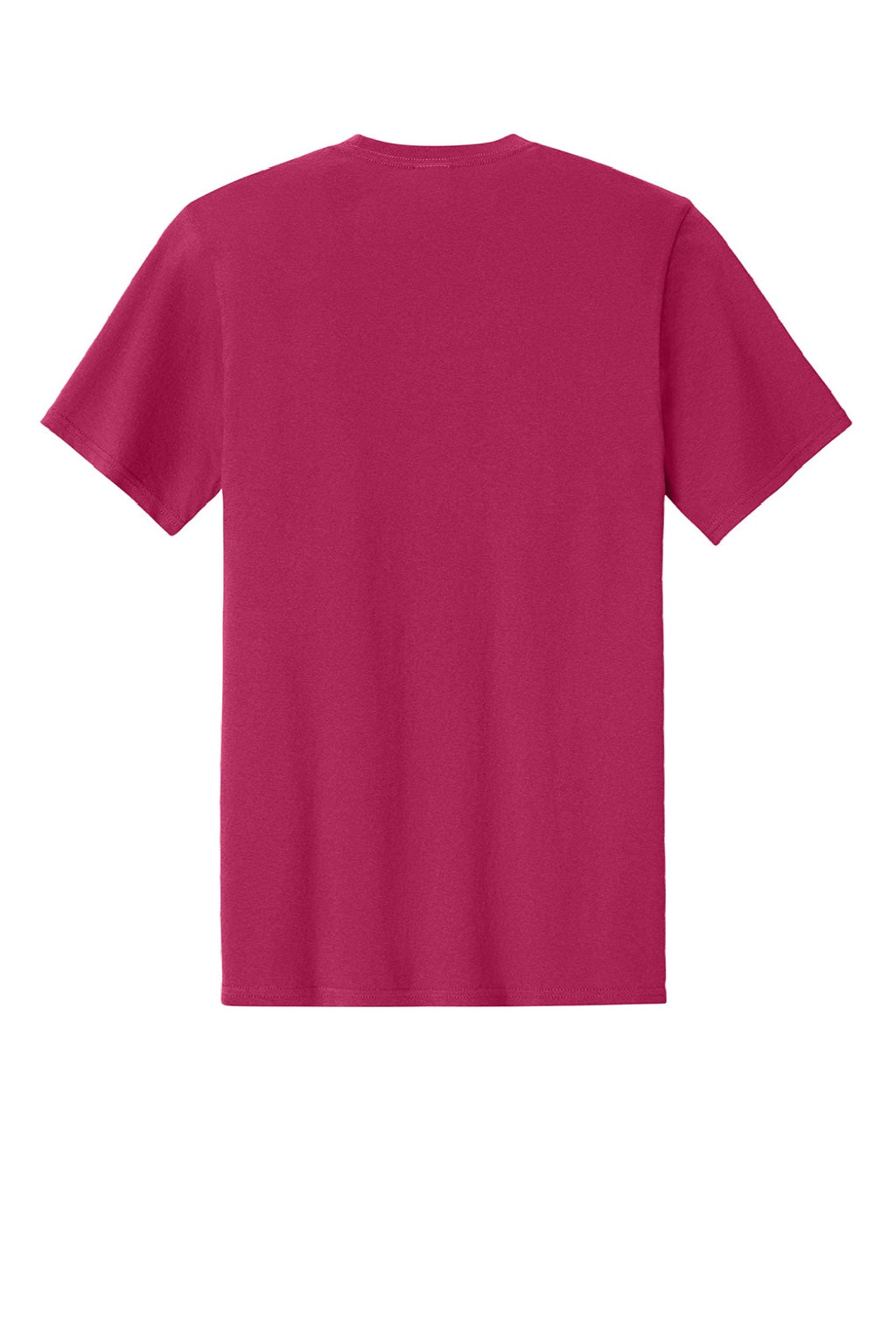 Port & Company PC43 Mens Short Sleeve Crewneck T-Shirt Flush Pink Flat Back