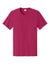 Port & Company PC43 Mens Short Sleeve Crewneck T-Shirt Flush Pink Flat Front