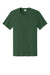 Port & Company PC43 Mens Short Sleeve Crewneck T-Shirt Forest Green Flat Front