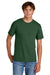 Port & Company PC43 Mens Short Sleeve Crewneck T-Shirt Forest Green Model Front