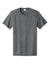 Port & Company PC43 Mens Short Sleeve Crewneck T-Shirt Heather Graphite Grey Flat Front