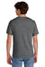 Port & Company PC43 Mens Short Sleeve Crewneck T-Shirt Heather Graphite Grey Model Back