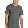 Port & Company Mens Short Sleeve Crewneck T-Shirt - Heather Graphite Grey
