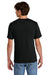 Port & Company PC43 Mens Short Sleeve Crewneck T-Shirt Jet Black Model Back