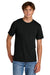 Port & Company PC43 Mens Short Sleeve Crewneck T-Shirt Jet Black Model Front