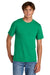 Port & Company PC43 Mens Short Sleeve Crewneck T-Shirt Kelly Green Model Front
