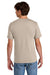 Port & Company PC43 Mens Short Sleeve Crewneck T-Shirt Light Sand Brown Model Back