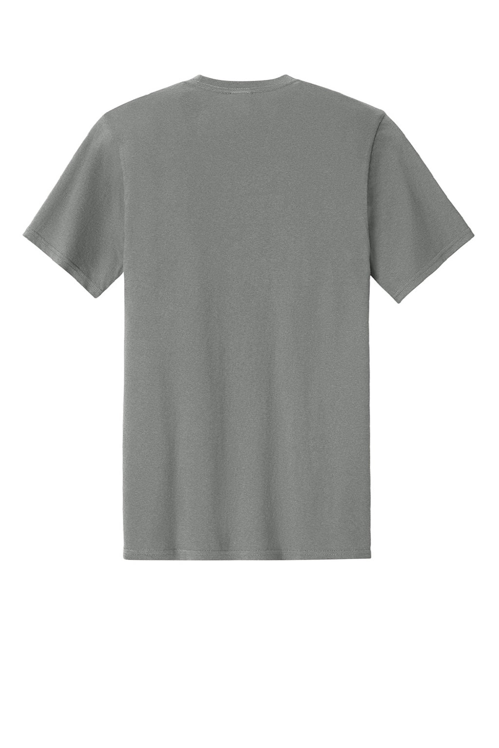 Port & Company PC43 Mens Short Sleeve Crewneck T-Shirt Medium Grey Flat Back