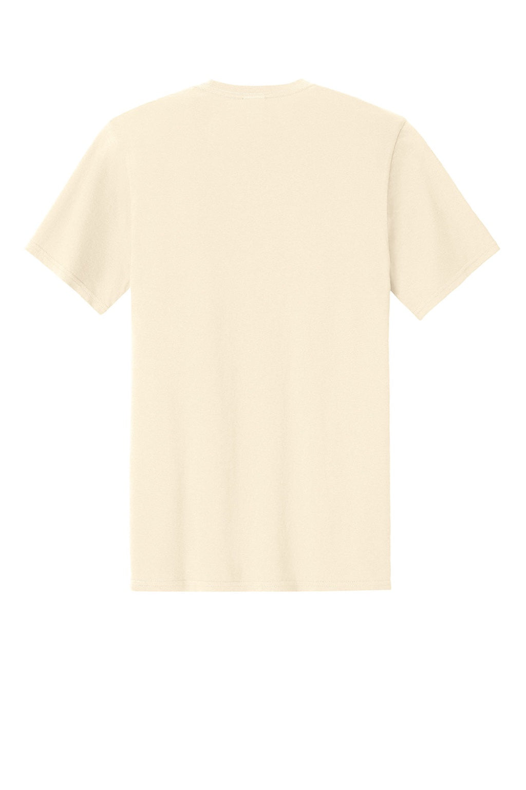 Port & Company PC43 Mens Short Sleeve Crewneck T-Shirt Natural Flat Back