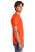 Port & Company PC43 Mens Short Sleeve Crewneck T-Shirt Orange Model Side