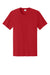 Port & Company PC43 Mens Short Sleeve Crewneck T-Shirt Red Flat Front