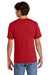 Port & Company PC43 Mens Short Sleeve Crewneck T-Shirt Red Model Back