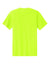 Port & Company PC43 Mens Short Sleeve Crewneck T-Shirt Safety Green Flat Back