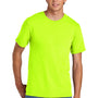 Port & Company Mens Short Sleeve Crewneck T-Shirt - Safety Green