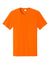 Port & Company PC43 Mens Short Sleeve Crewneck T-Shirt Safety Orange Flat Front