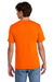 Port & Company PC43 Mens Short Sleeve Crewneck T-Shirt Safety Orange Model Back