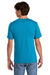 Port & Company PC43 Mens Short Sleeve Crewneck T-Shirt Sapphire Blue Model Back