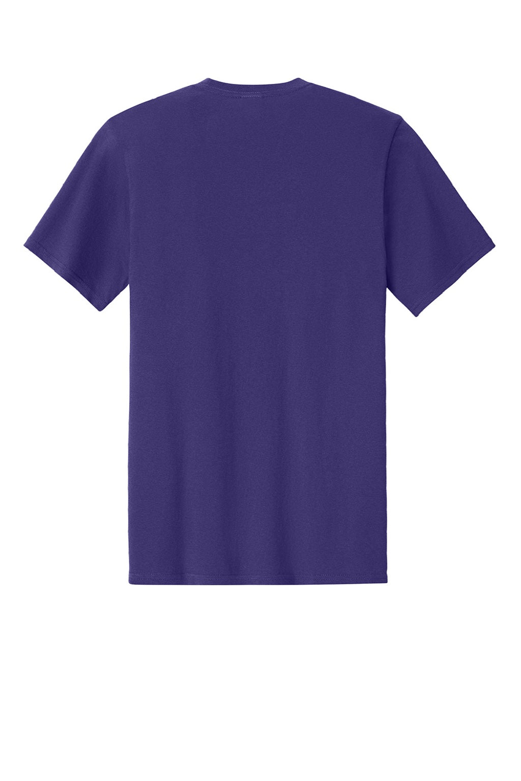 Port & Company PC43 Mens Short Sleeve Crewneck T-Shirt Team Purple Flat Back