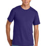 Port & Company Mens Short Sleeve Crewneck T-Shirt - Team Purple