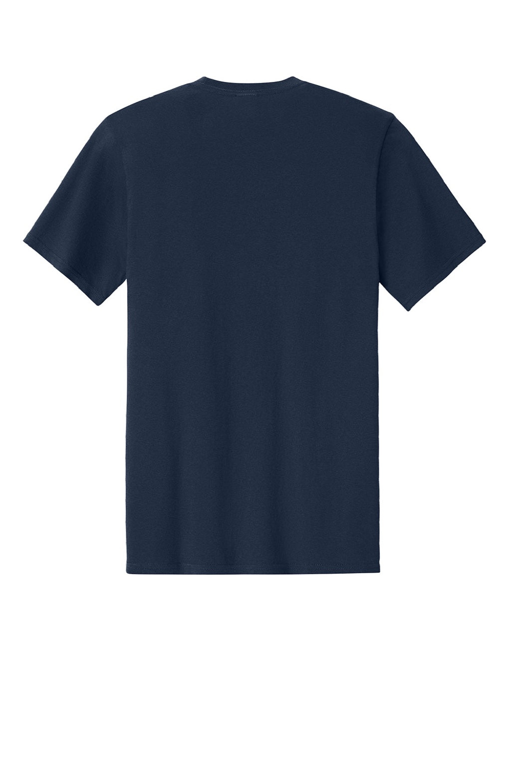 Port & Company PC43 Mens Short Sleeve Crewneck T-Shirt True Navy Blue Flat Back