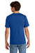 Port & Company PC43 Mens Short Sleeve Crewneck T-Shirt True Royal Blue Model Back