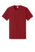 Port & Company PC43 Mens Short Sleeve Crewneck T-Shirt Vintage Red Flat Front